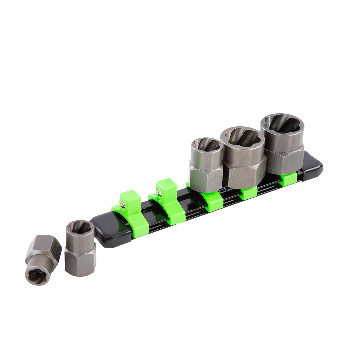OEMTOOLS 22985 5 Piece Spiral Type Extractor Set on Aluminum Rail Additional Image 3