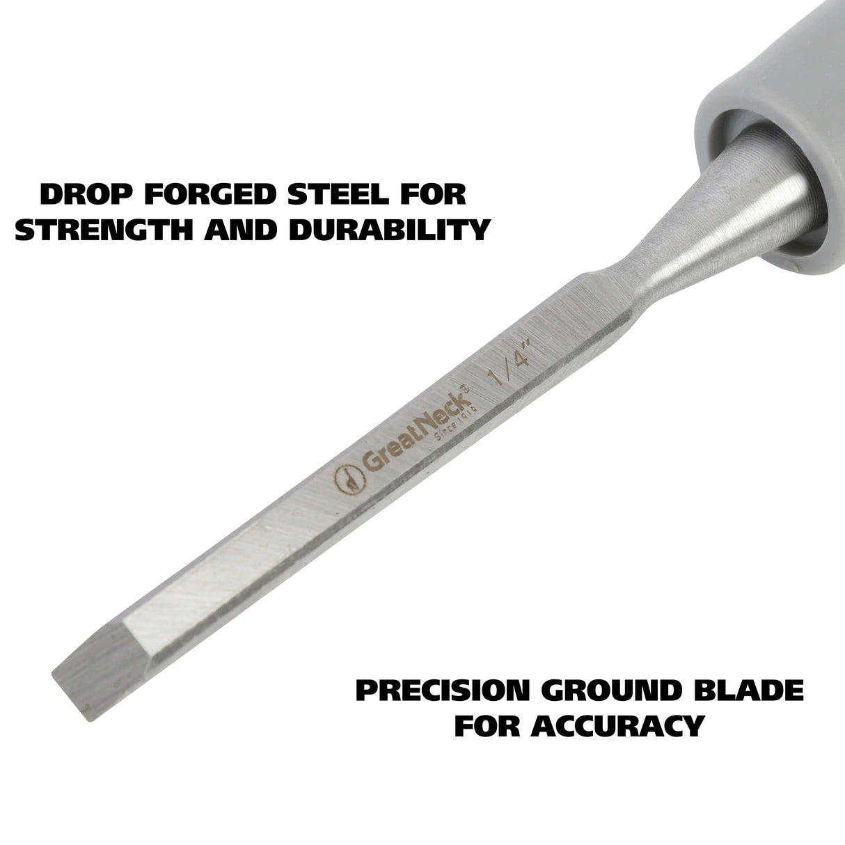 GreatNeck WC25 Chisel (1/4 Inch) Additional Image 3
