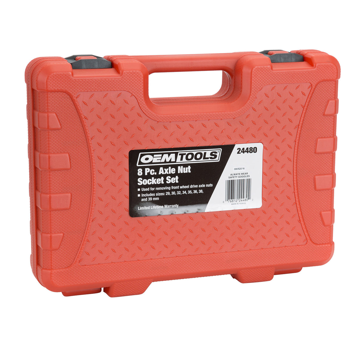 OEMTOOLS 24480 8 Piece 12 Pt. Axle Nut Socket Set Additional Image 3