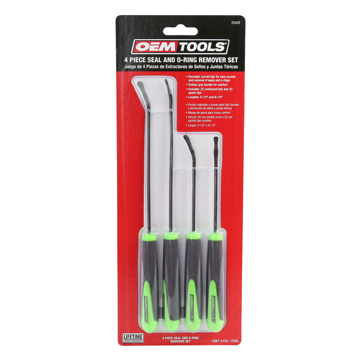 OEMTOOLS 25429 4 Piece O-Ring and Seal Remover Set Additional Image 5
