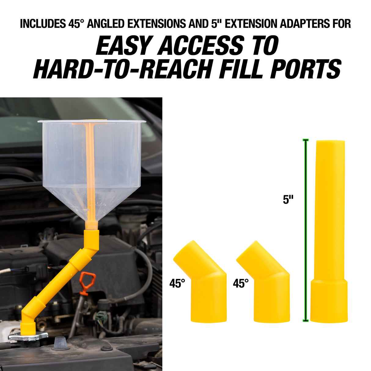 OEMTOOLS 87009 No Spill Coolant Filling Funnel Kit Additional Image 3