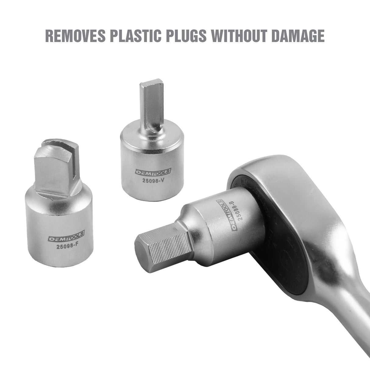 OEMTOOLS 25098 Plastic Oil Drain Plug Removal Set Additional Image 6