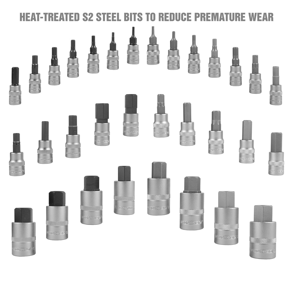 OEMTOOLS 22989 32-Piece Hex Bit Socket Set Additional Image 5