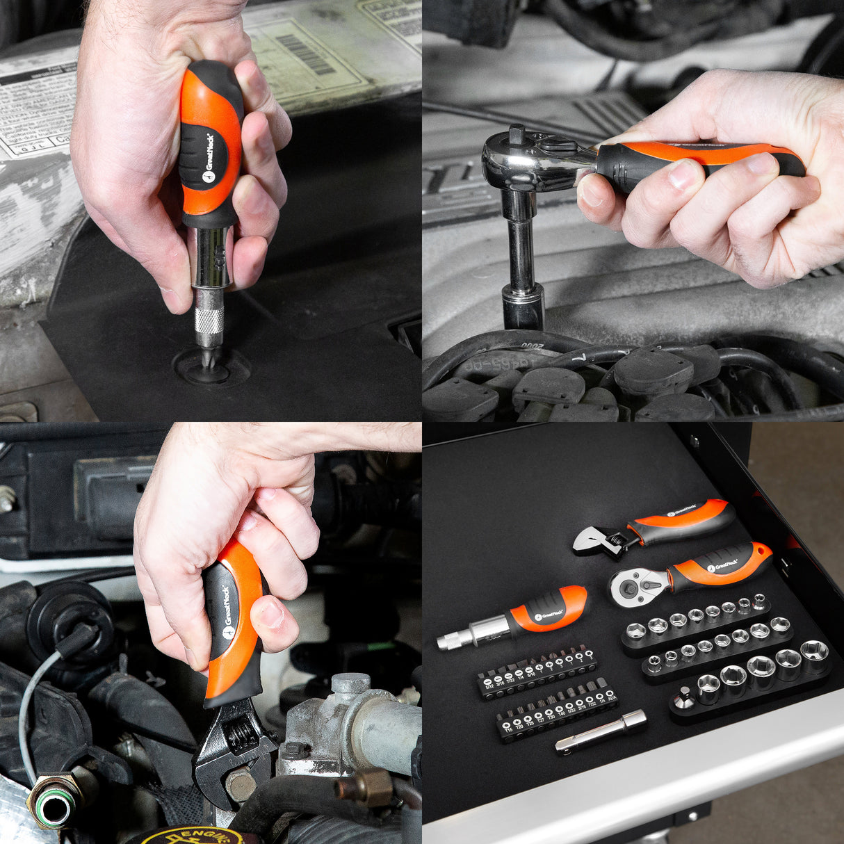 GreatNeck 28045 Multi Drive Stubby Tool Set Additional Image 7