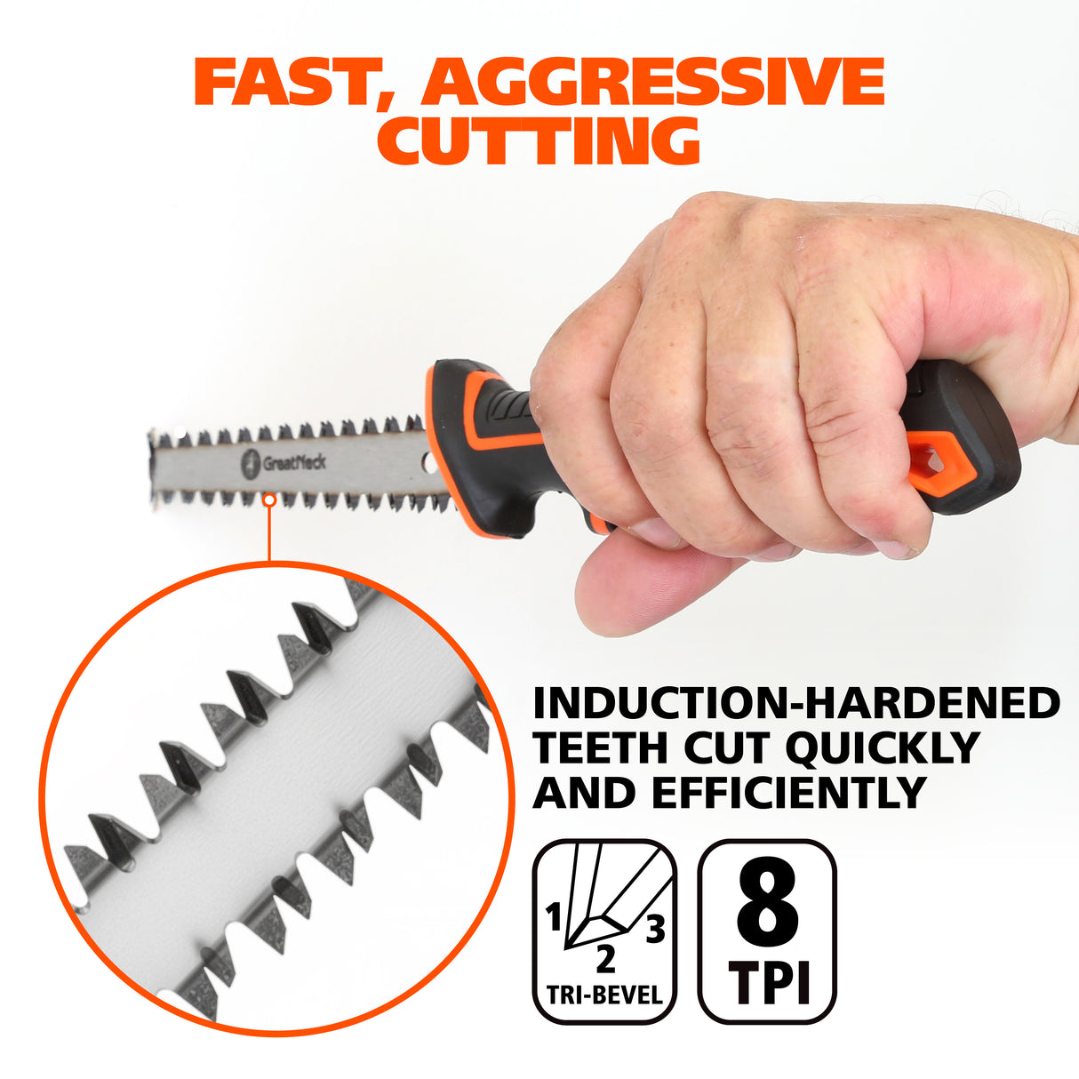 GreatNeck 74031 Double Edge Jab Saw and Sheath Additional Image 2