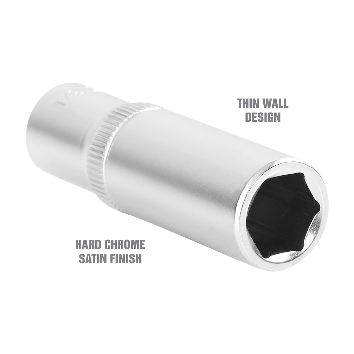 OEMTOOLS 22344 1/2 Inch 3/8 Inch Drive Deep Wall Socket Additional Image 2