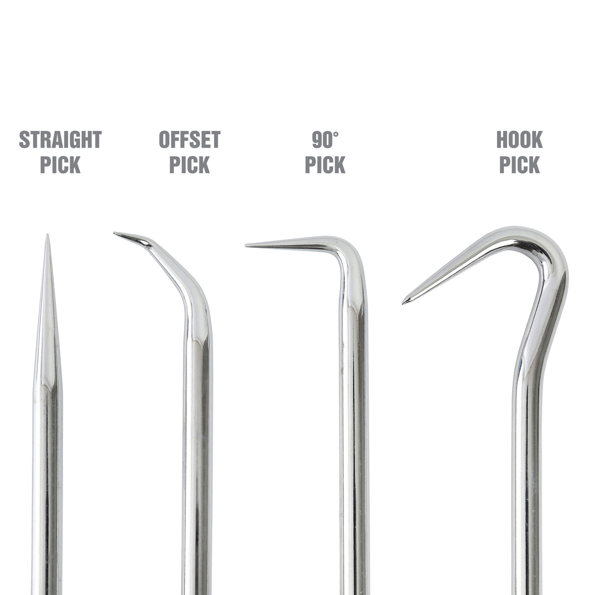 OEMTOOLS 25940 4 Piece 14 Inch Jumbo Pick Set Additional Image 2