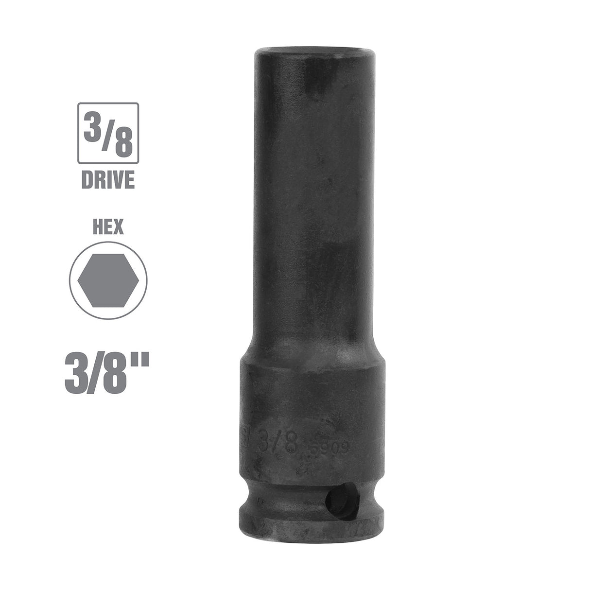 OEMTOOLS 6909 3/8 Inch Drive 3/8 Inch Deep Impact Socket Additional Image 1