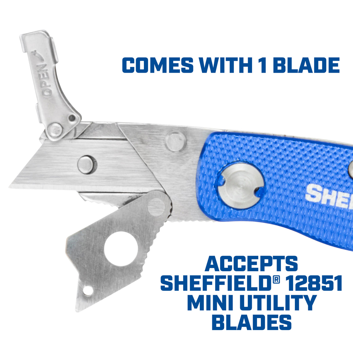 Sheffield 12116 Mini Ultimate Lock Back® Utility Knife Additional Image 2