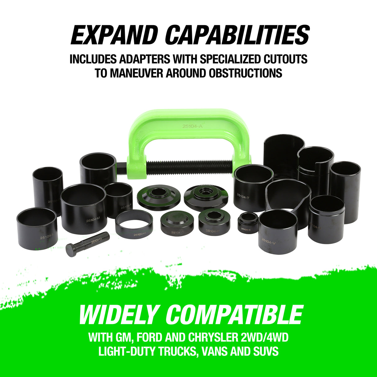 OEMTOOLS 25104 21 Piece Master Ball Joint Press Kit Additional Image 3