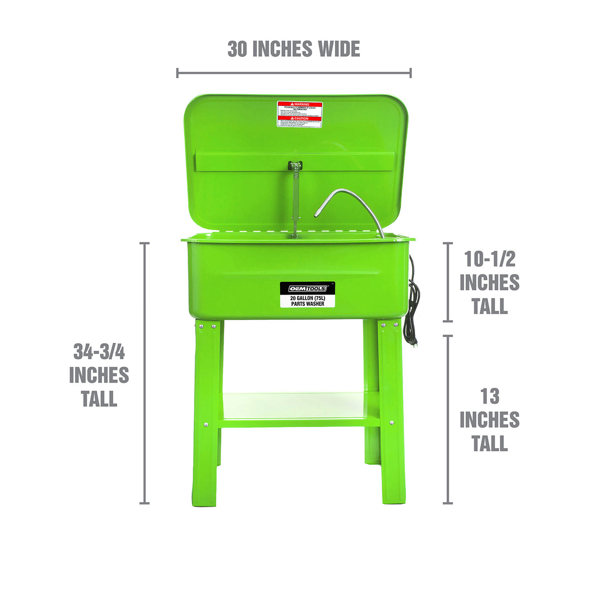 OEMTOOLS 24801 20 Gallon Parts Washer Additional Image 2