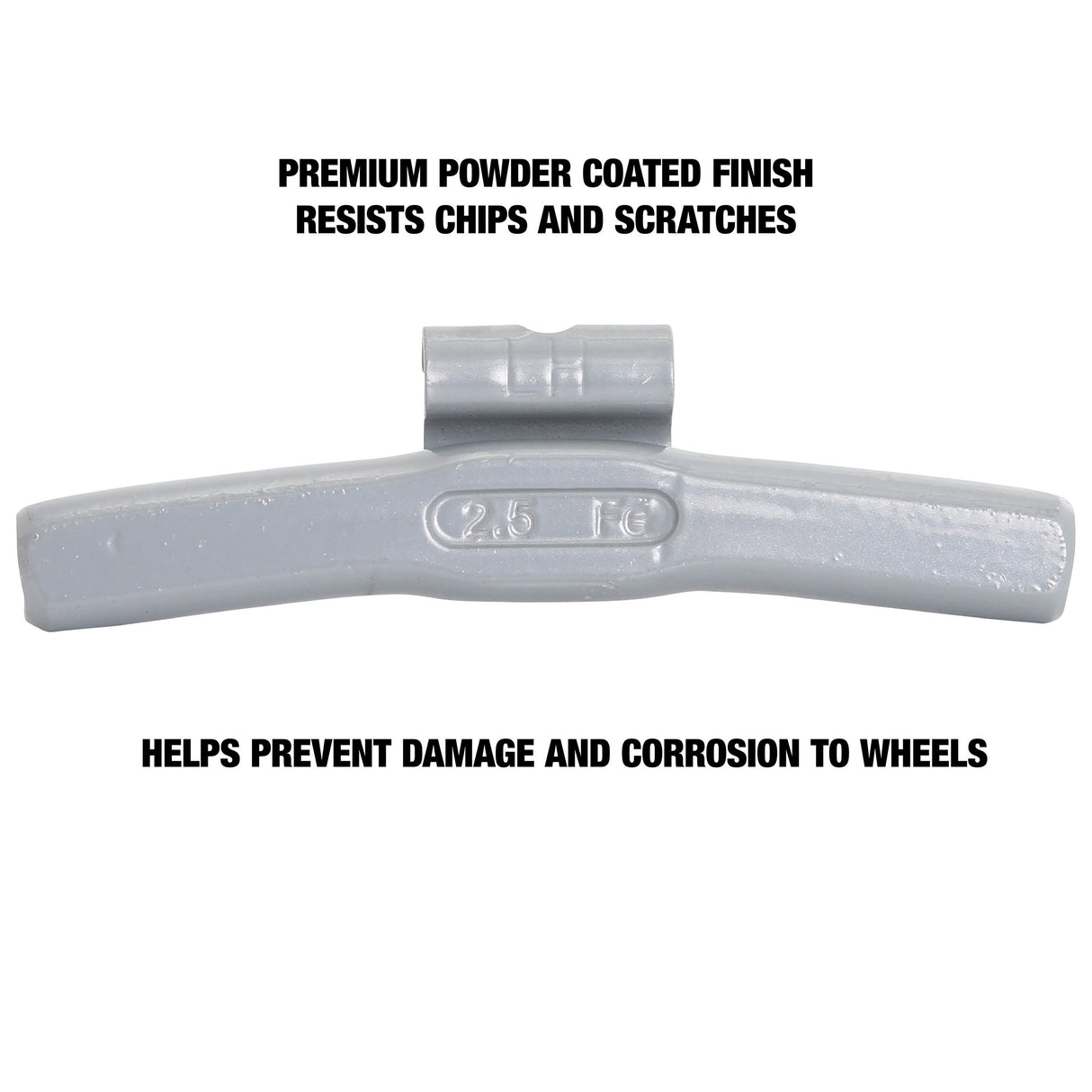 OEMTOOLS 23304 2.5 Oz. LH Style Steel Wheel Weight - 1 Box of 25 Additional Image 3
