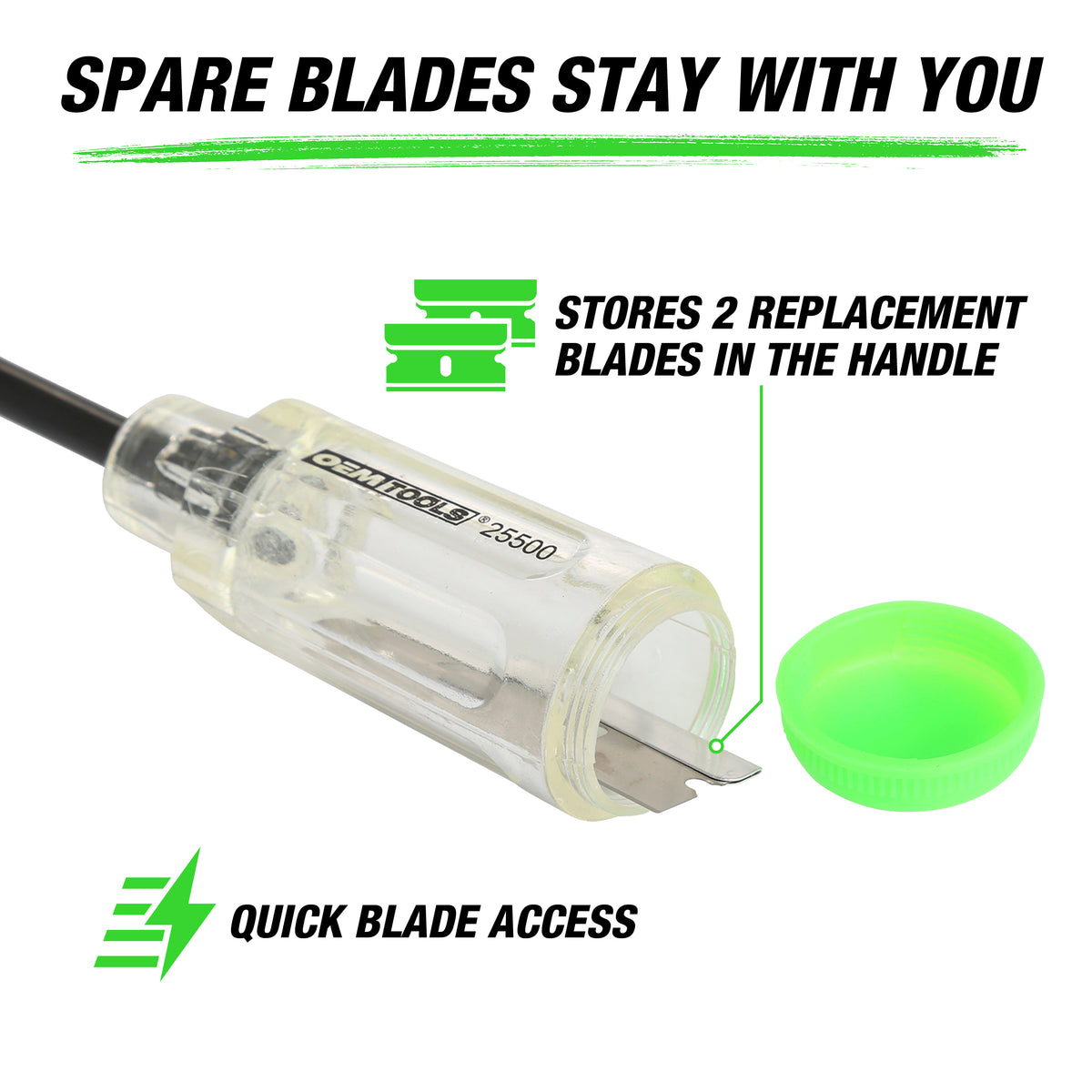 OEMTOOLS 25500 Razor Blade Scraper Additional Image 2