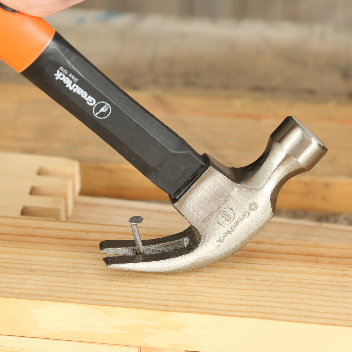 GreatNeck HG8C Fiberglass Curved Claw Hammer (8 Oz.) Additional Image 8