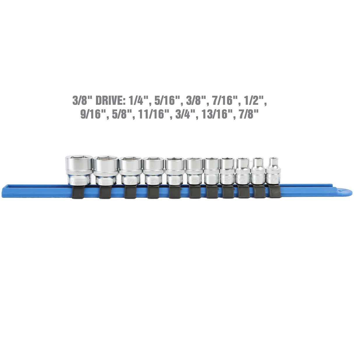 OEMTOOLS 22956 11 Piece 3/8in. Drive Socket Set (SAE) Additional Image 2