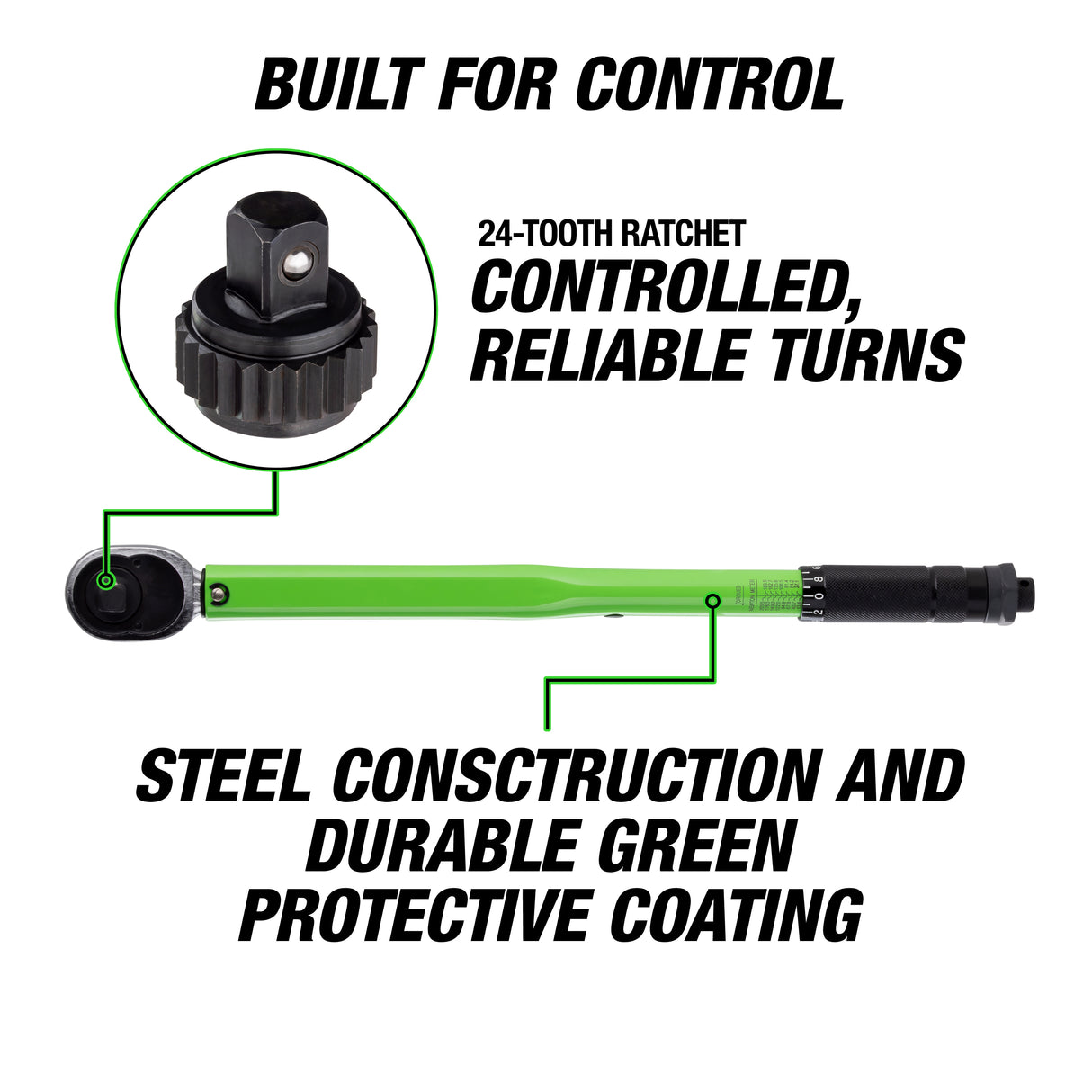 OEMTOOLS 25689 1/2in. Drive Torque Wrench (10-150 Ft/Lb) Additional Image 4