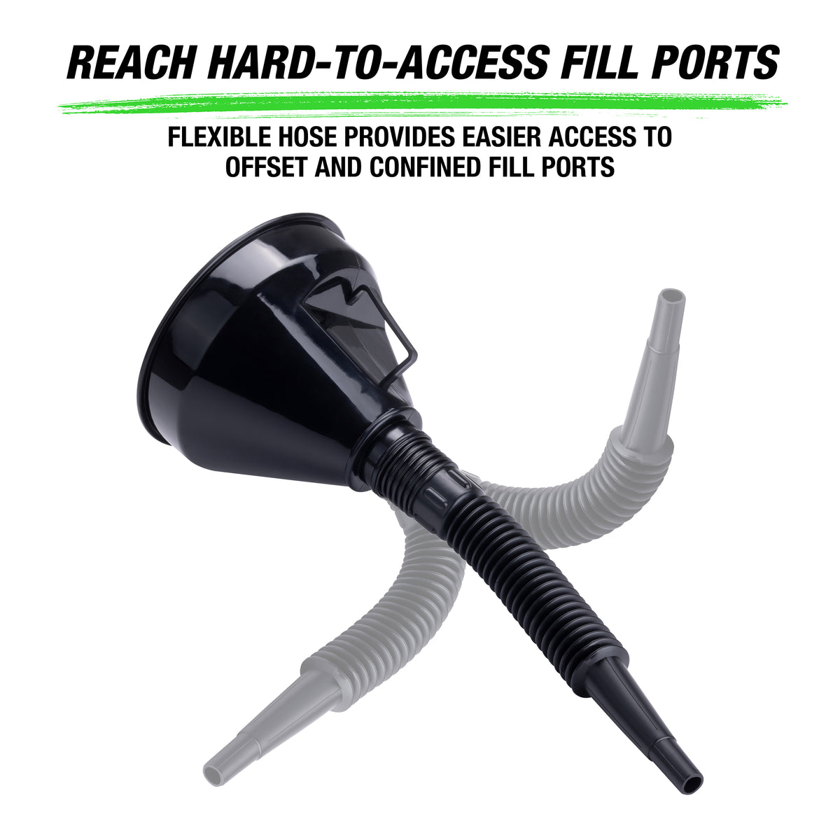 OEMTOOLS 87258 Flex Funnel with Hose and Filter Additional Image 1
