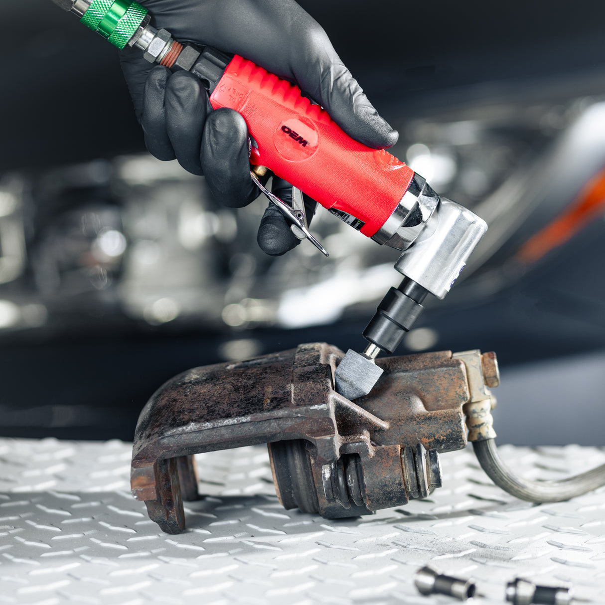 OEMTOOLS 25777 Right Angle Air Die Grinder Kit Additional Image 9