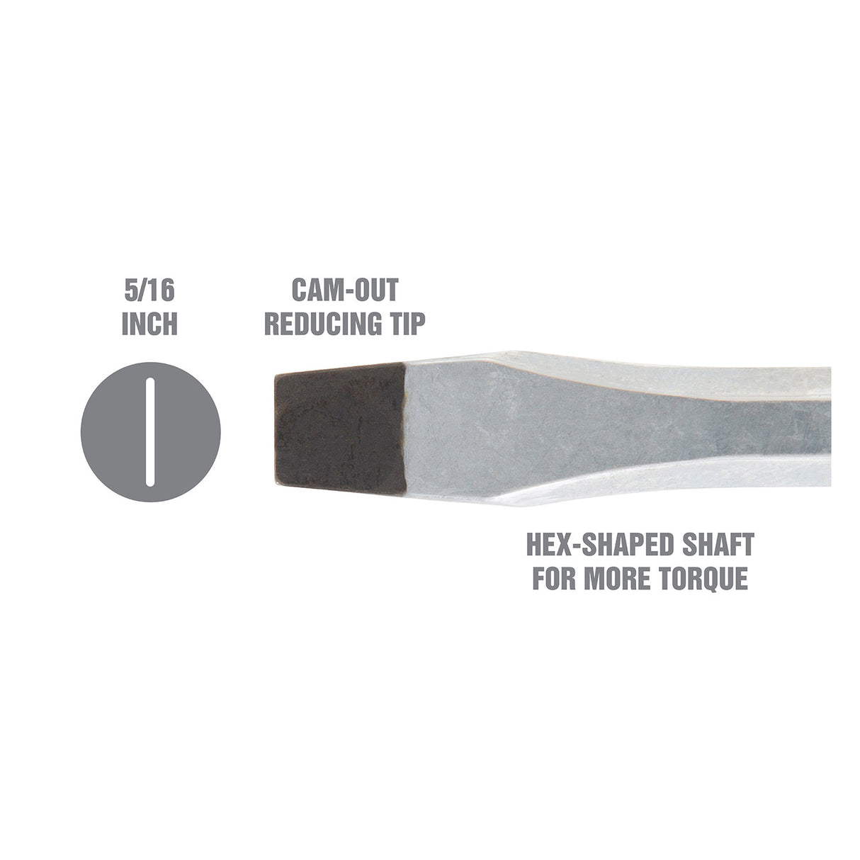 OEMTOOLS 22555 5/16 Inch x 20 Inch Slotted Screwdriver Additional Image 2