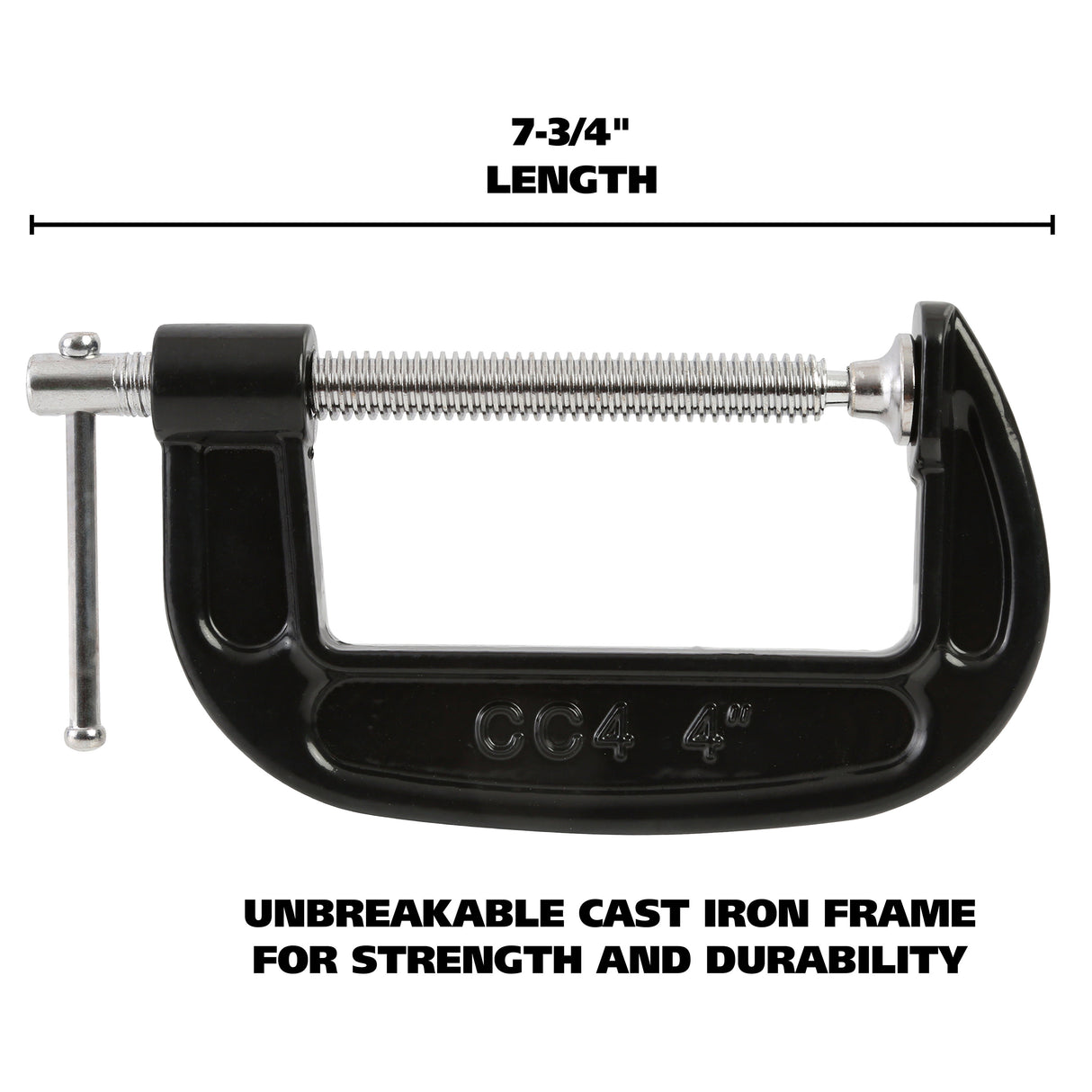 GreatNeck CC4 C-Clamp (4 Inch) Additional Image 1