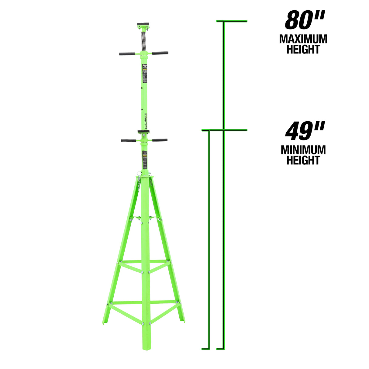 OEMTOOLS 24849 2 Ton Underhoist Tripod Jack Stand Additional Image 2