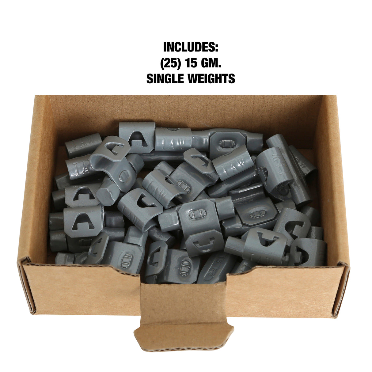 OEMTOOLS 23248 15 gm. IW Style Steel Wheel Weight - 1 Box of 25 Additional Image 4