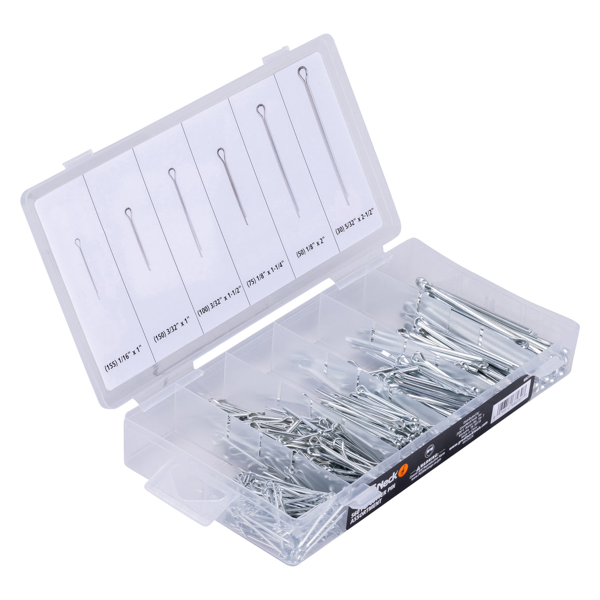 GreatNeck 68230 560-Piece Cotter Pin Assortment Main Image