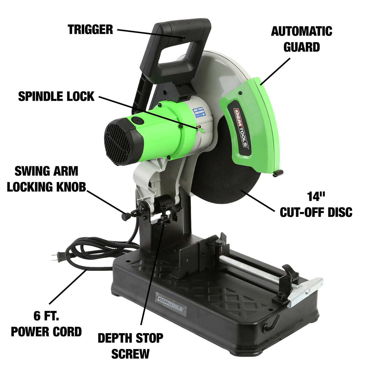 OEMTOOLS 24723 14in. Chop Saw Additional Image 3