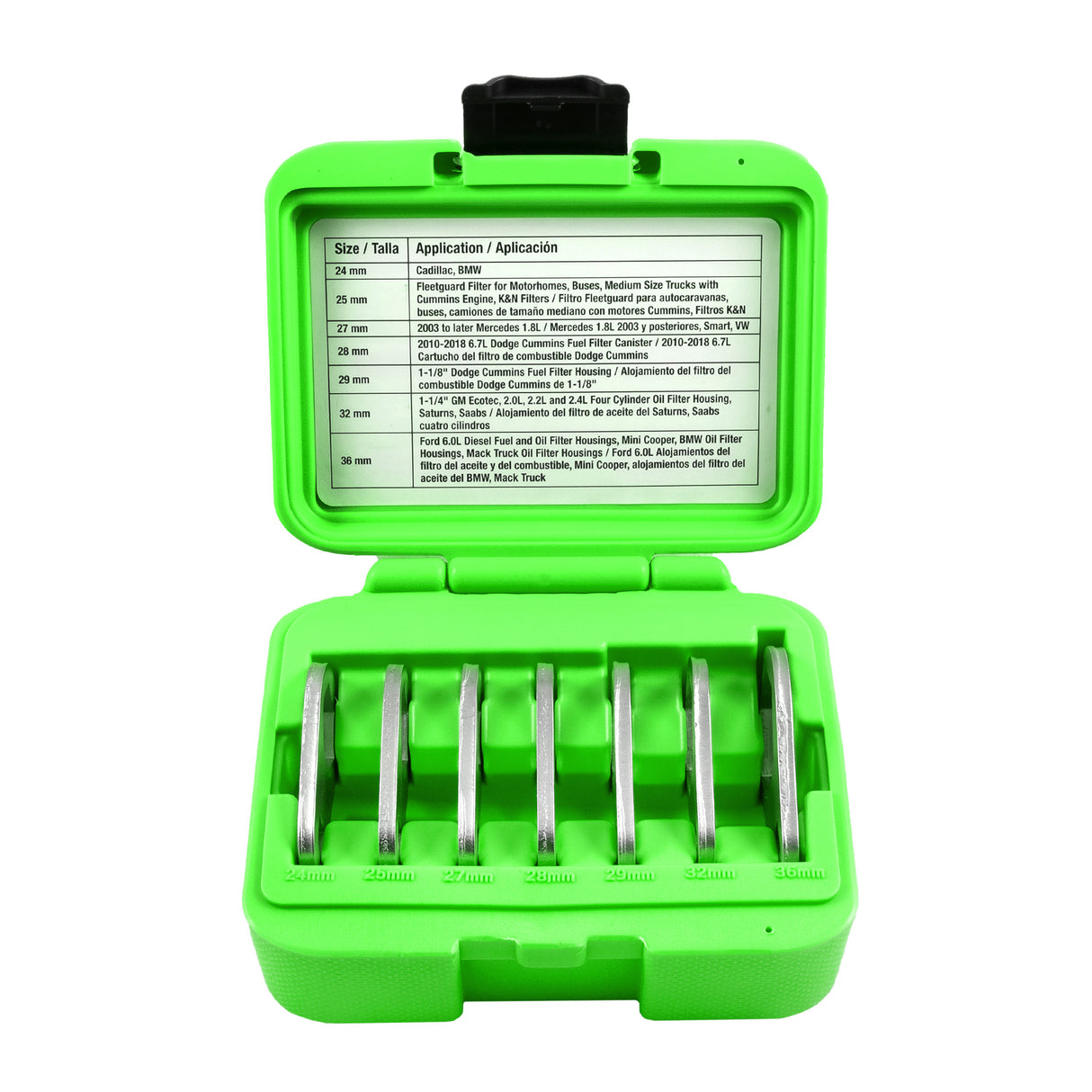 OEMTOOLS 87165 7-Piece 3/8-Inch Drive Offset Oil Filter Socket Removal Set Additional Image 3