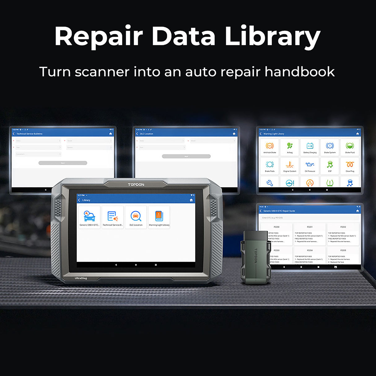 Topdon UltraDiag 2-in-1 Diagnostic Scanner and Key Programmer Additional Image 1