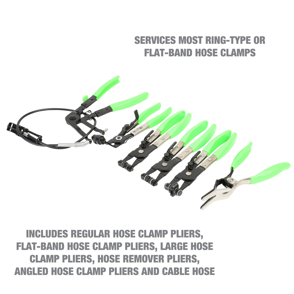 OEMTOOLS 27158 6-Piece Hose Clamp Pliers Set Additional Image 1