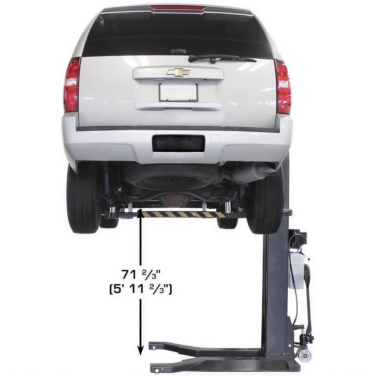Atlas Automotive ATEXH-PSP-6000 6,000 Lb. Capacity Portable Single Post Lift Additional Image 2