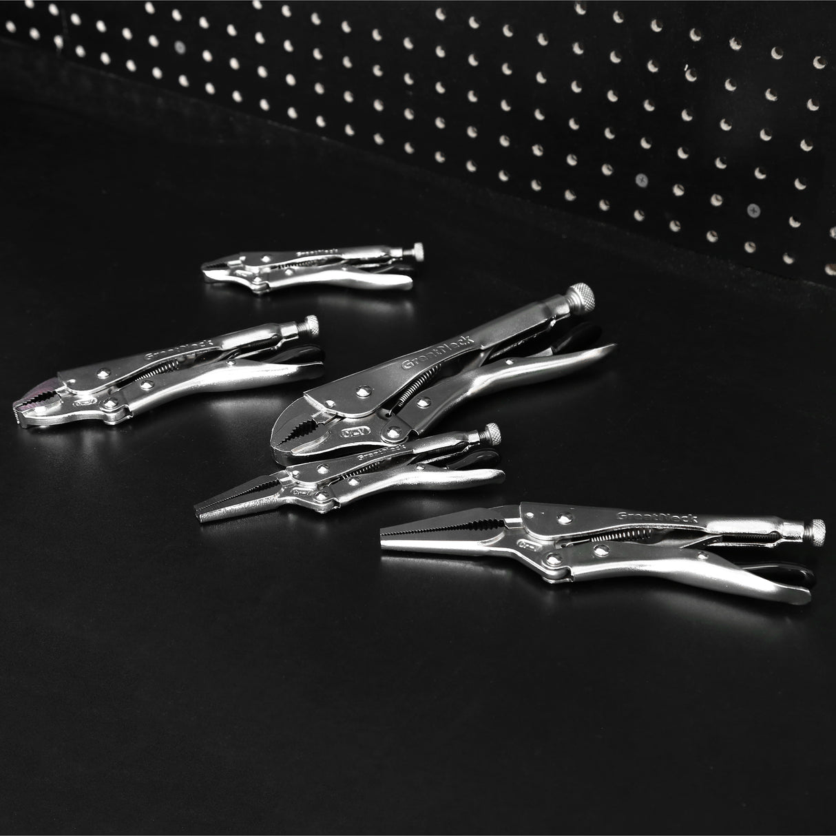 GreatNeck 74230 5-Piece Locking Plier Set Additional Image 7