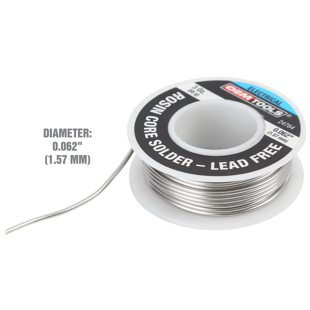 OEMTOOLS 24764 Rosin Core Lead Free Soldering Wire Additional Image 2