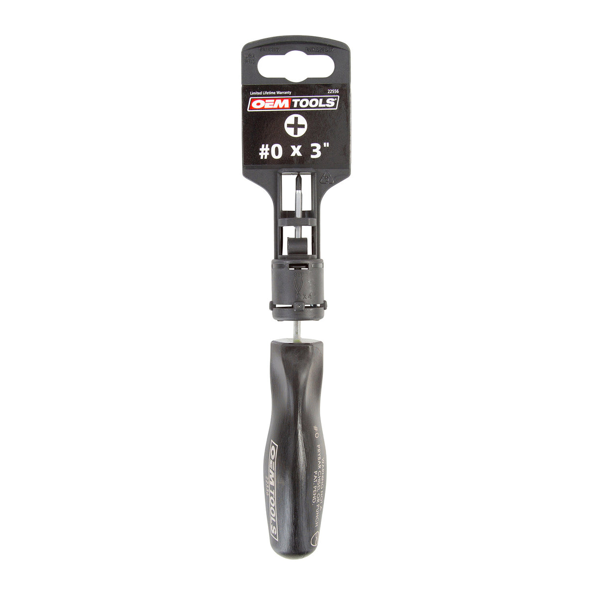 OEMTOOLS 22556 #0 Phillips x 3 Inch Screwdriver Additional Image 5