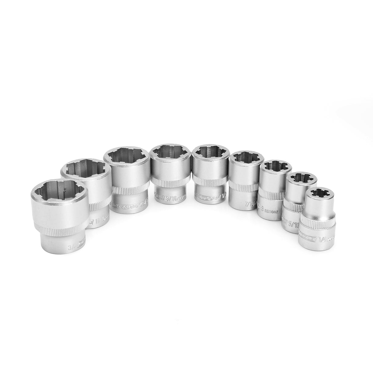 OEMTOOLS 22968 9 Piece Nut Busting Bolt Extractor Socket Set (3/8in. Drive SAE) Additional Image 1