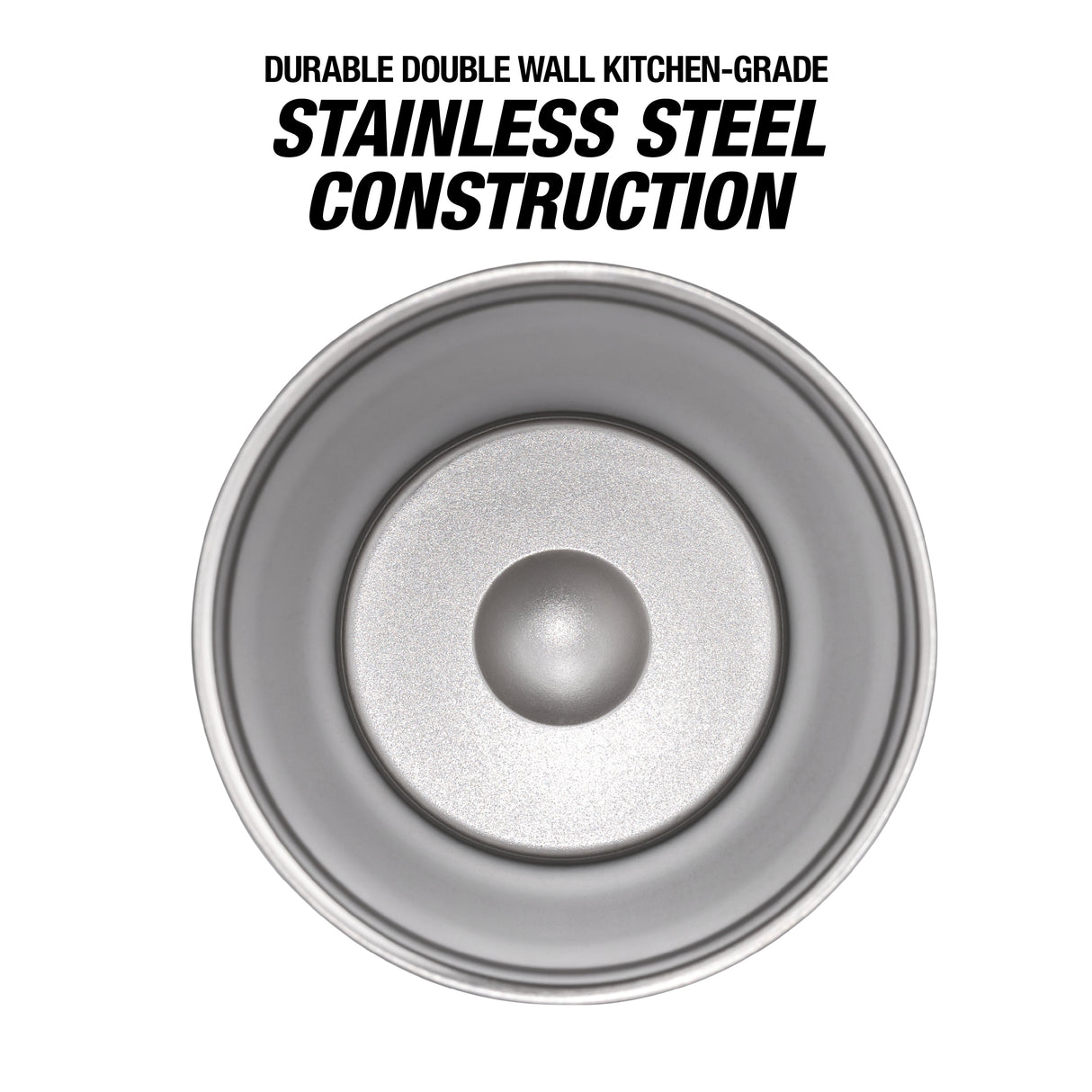 OEMTOOLS 26047 20 Oz. Stainless Steel Double Wall Tumbler - Black Additional Image 3
