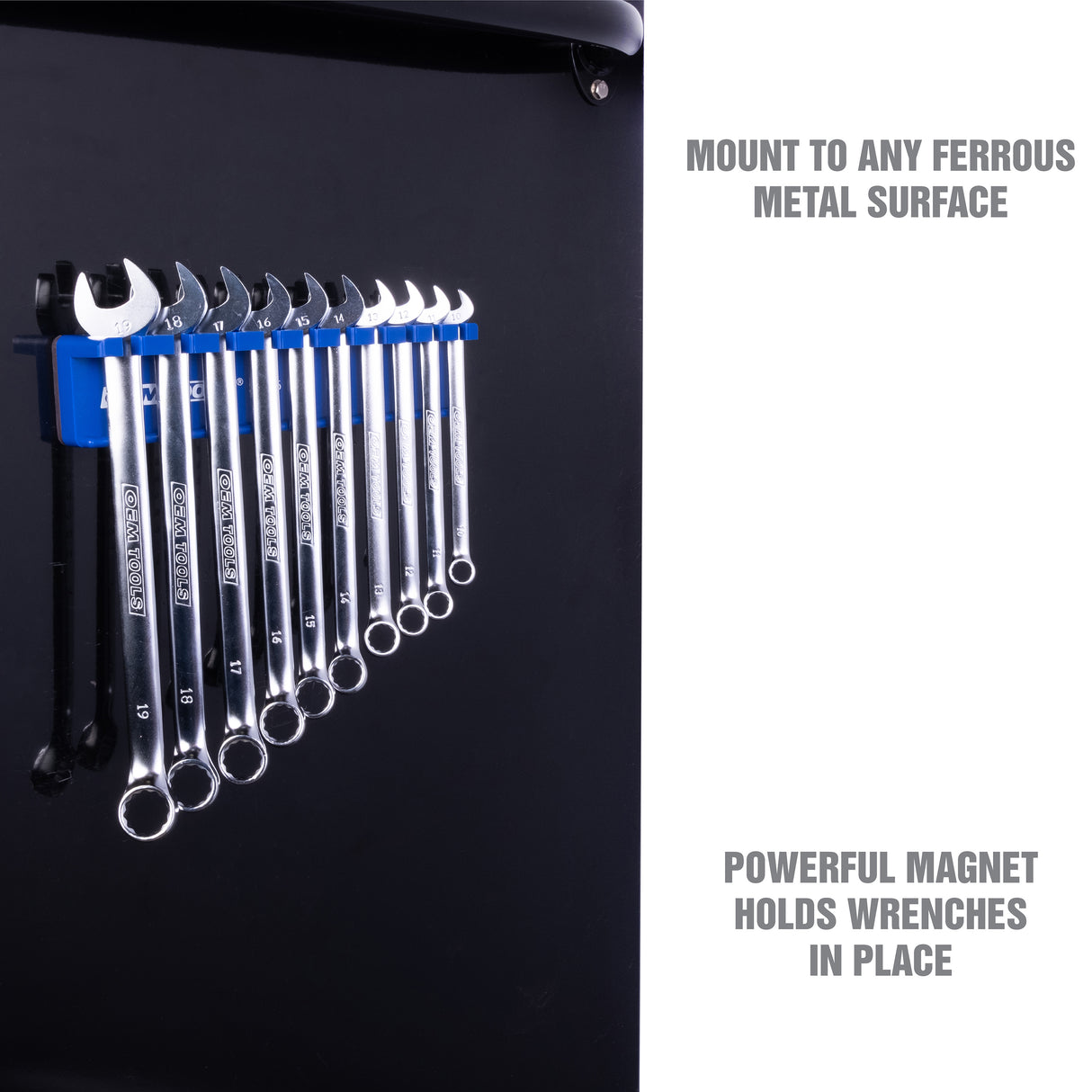 OEMTOOLS 22515 Magnetic Wrench Holder (Blue) Additional Image 2