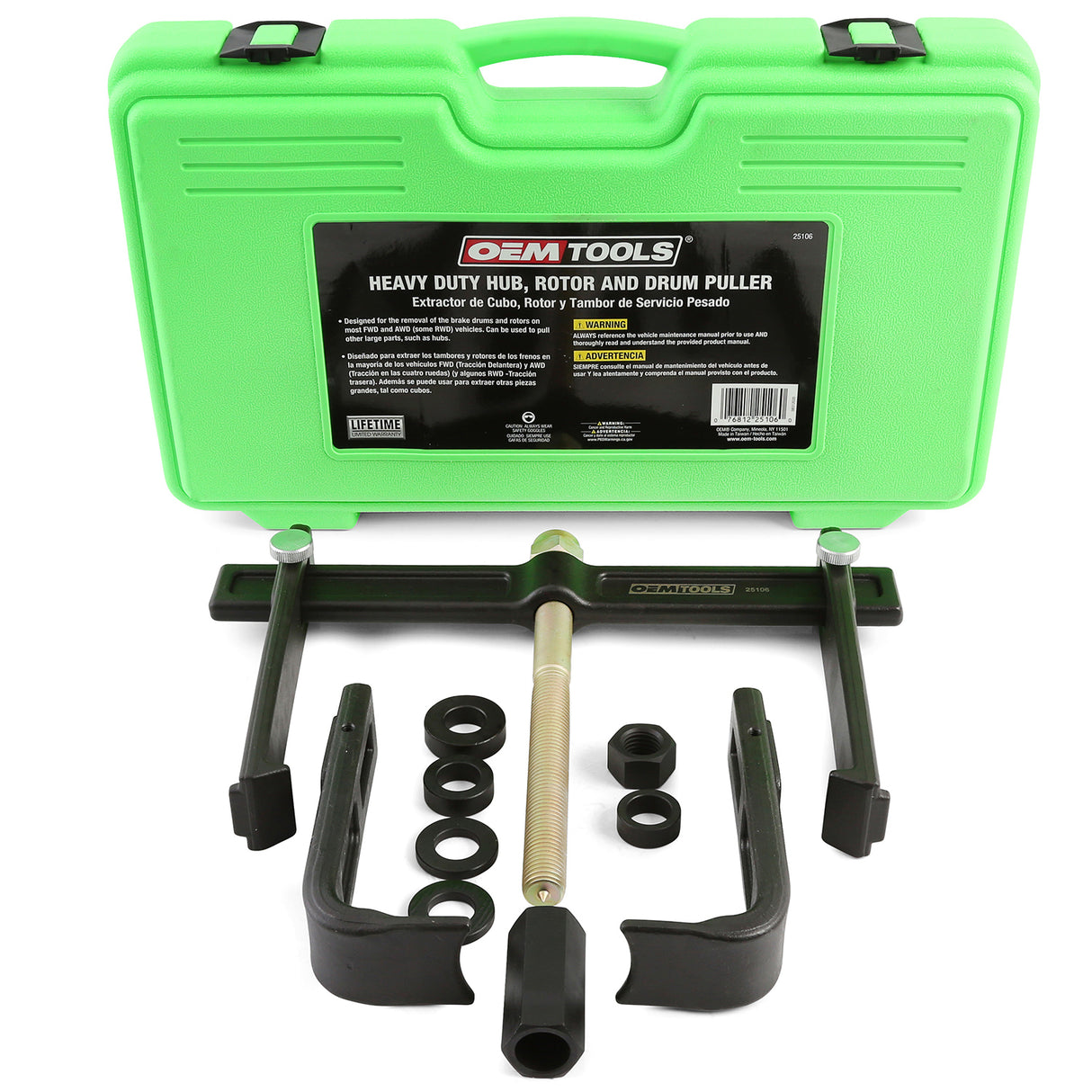 OEMTOOLS 25106 Brake Drum Hub and Rotor Puller Main Image