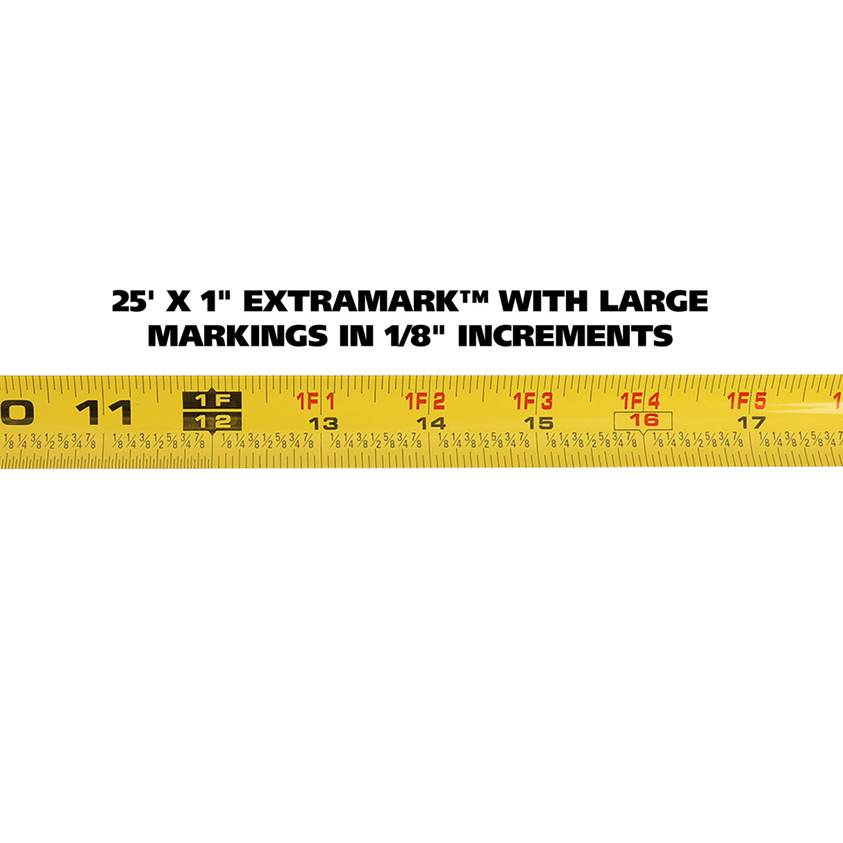 GreatNeck 95005 ExtraMark™ Tape Measure (25 Ft. x 1 Inch) Additional Image 3