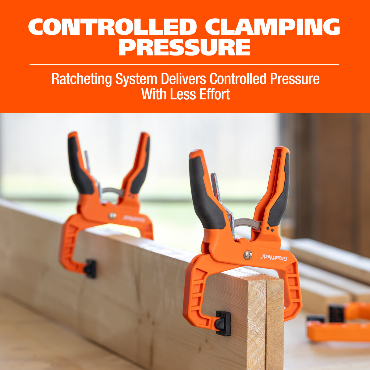 Great Neck 74305 Ratcheting C-Clamp (2in.) Additional Image 5