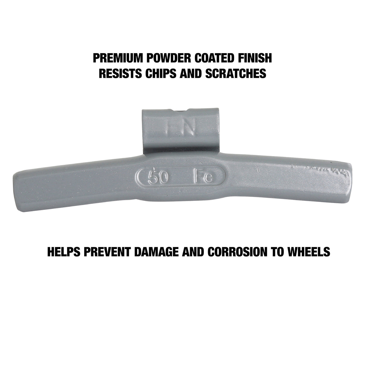 OEMTOOLS 23275 50 gm. FN Style Steel Wheel Weight - 1 Box of 25 Additional Image 3