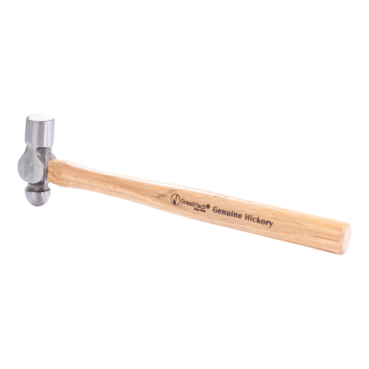 GreatNeck BP8 Ball Peen Hammer (8 Oz.) with Hickory Handle Additional Image 10