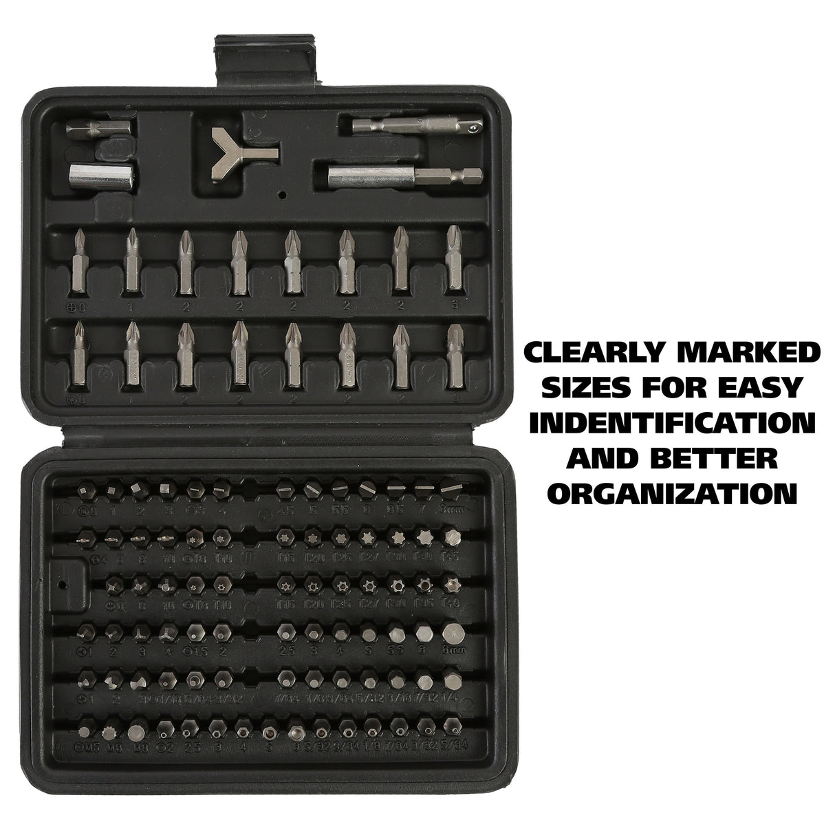 GreatNeck SD100C Bit Set (100 Piece) with Case Additional Image 2