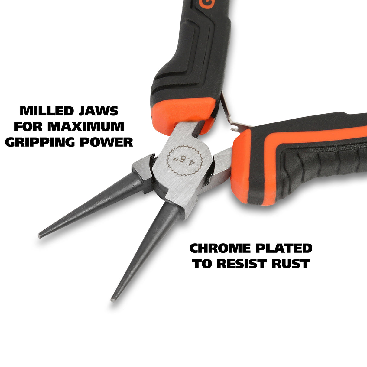 GreatNeck 4-1/2 Inch Snipe Nose Pliers Additional Image 2