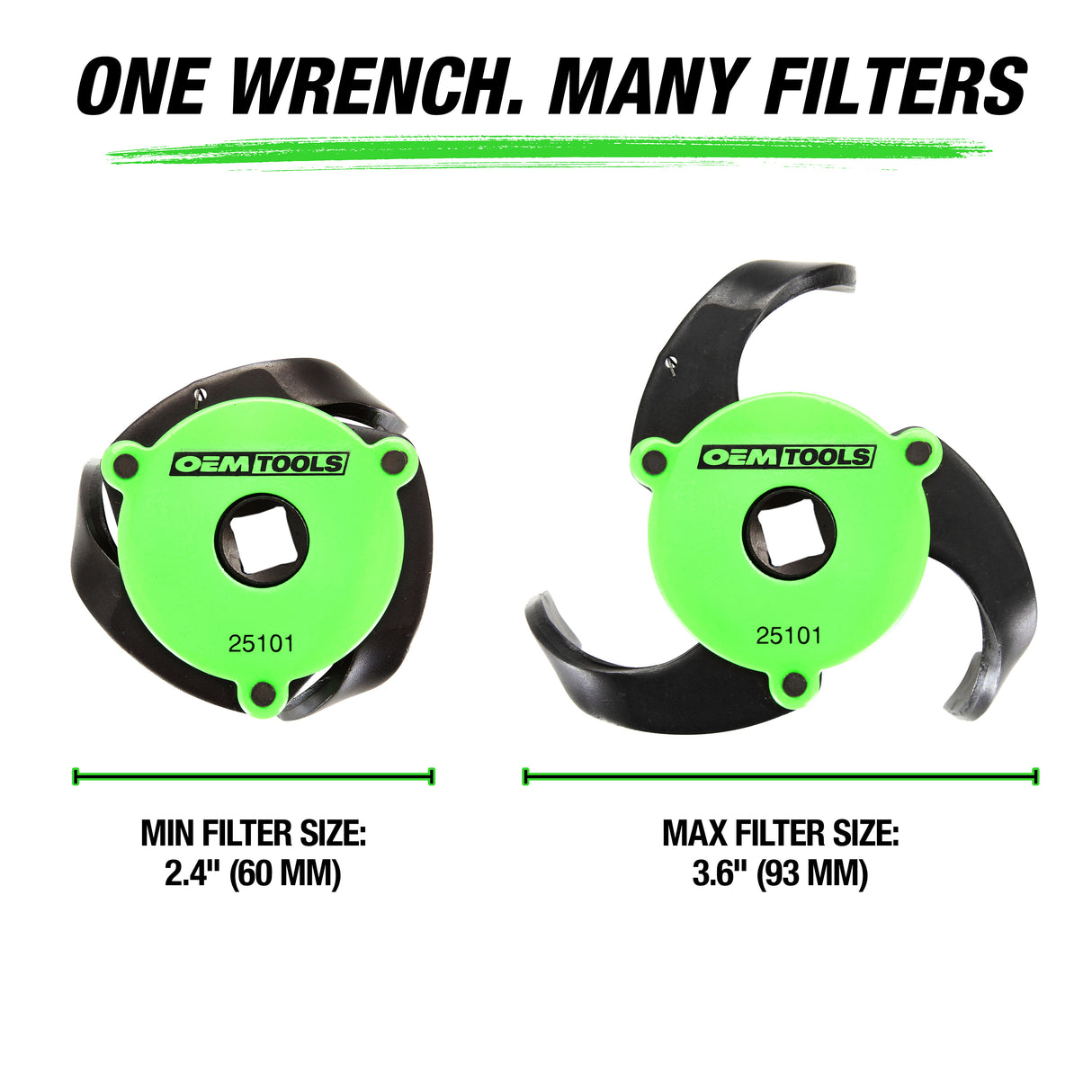 OEMTOOLS 25101 3-Jaw Adjustable Magnetic Oil Filter Wrench Additional Image 1