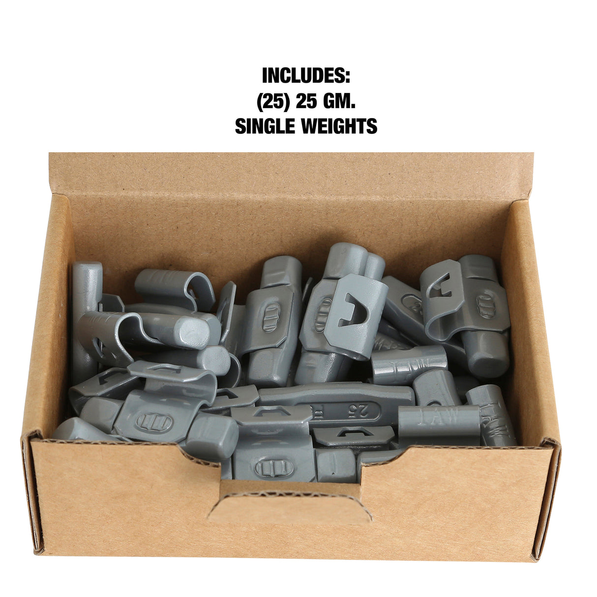 OEMTOOLS 23273 25 gm. IW Style Steel Wheel Weight - 1 Box of 25 Additional Image 4