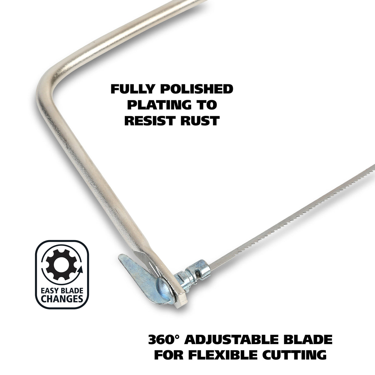 GreatNeck CP9 Coping Saw with Blades (4-3/4 Inch) Additional Image 2