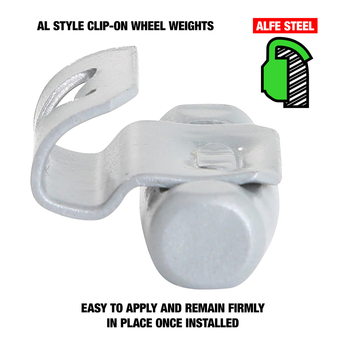 OEMTOOLS 23233 0.75 Oz. AL Style Steel Wheel Weight - 1 Box of 25 Additional Image 2