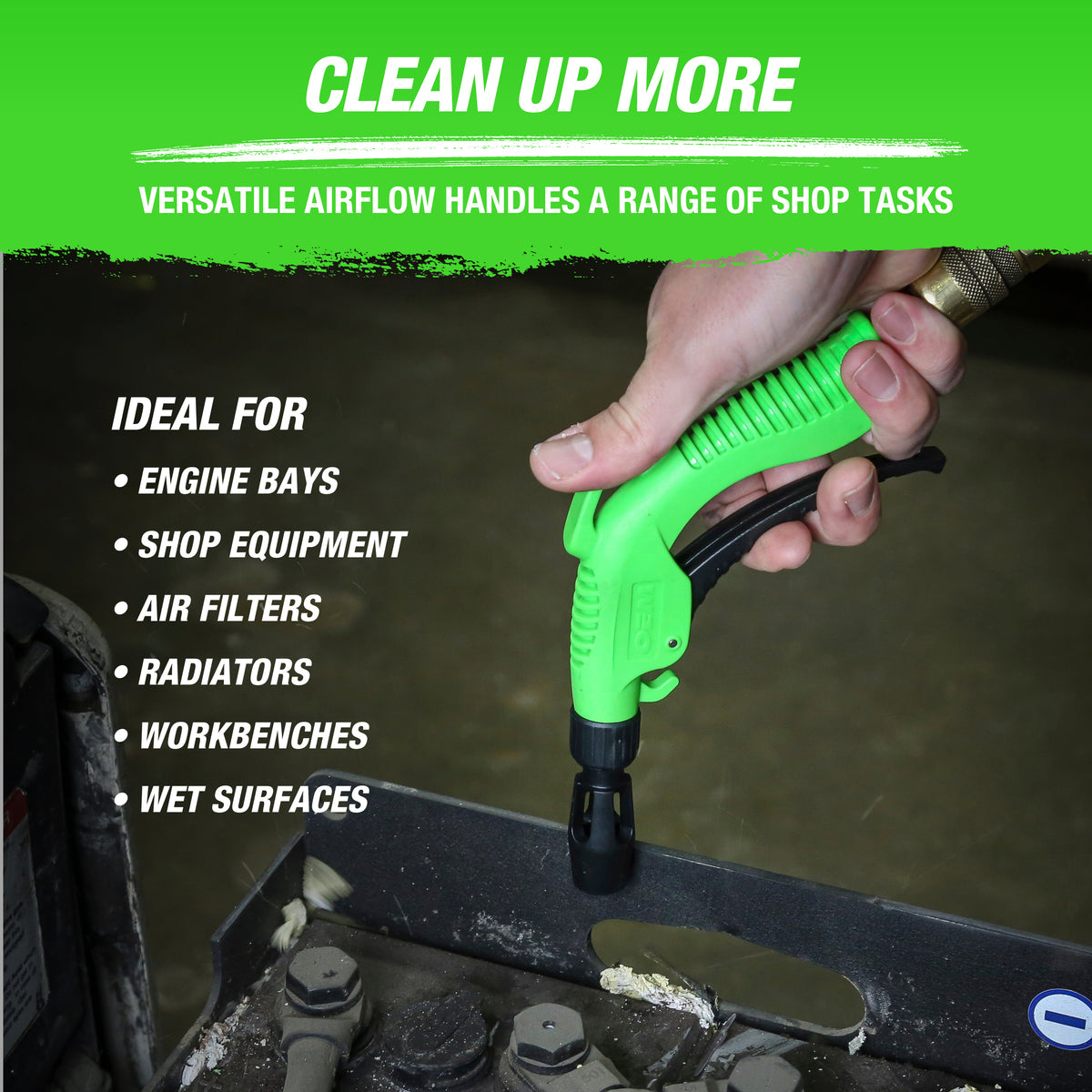 OEMTOOLS 24439 5-Piece Interchangeable Tip Air Blow Gun Additional Image 1